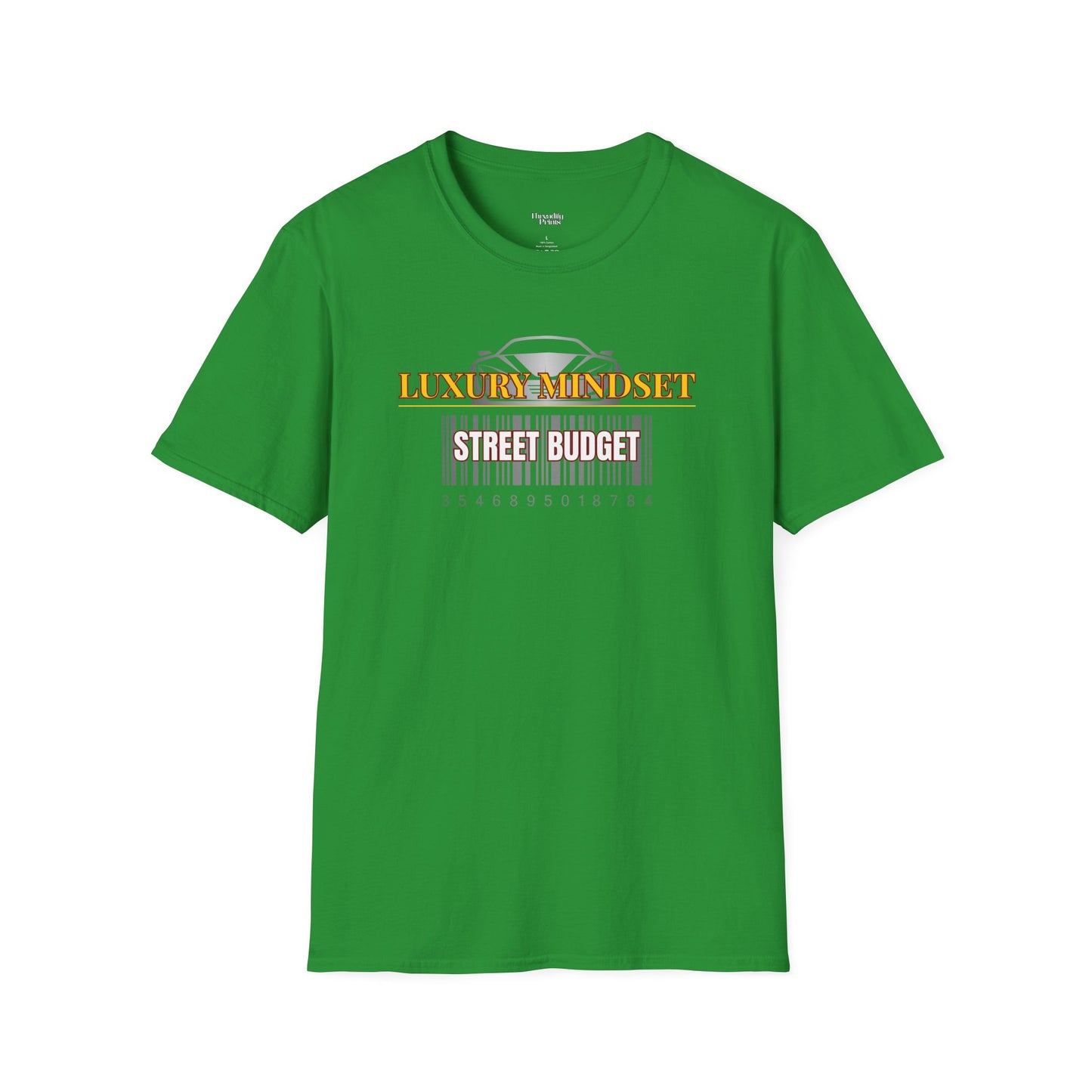 Luxury Mindset Unisex Softstyle T-Shirt, Motivational Tee, Streetwear Fashion, Casual Everyday Wear