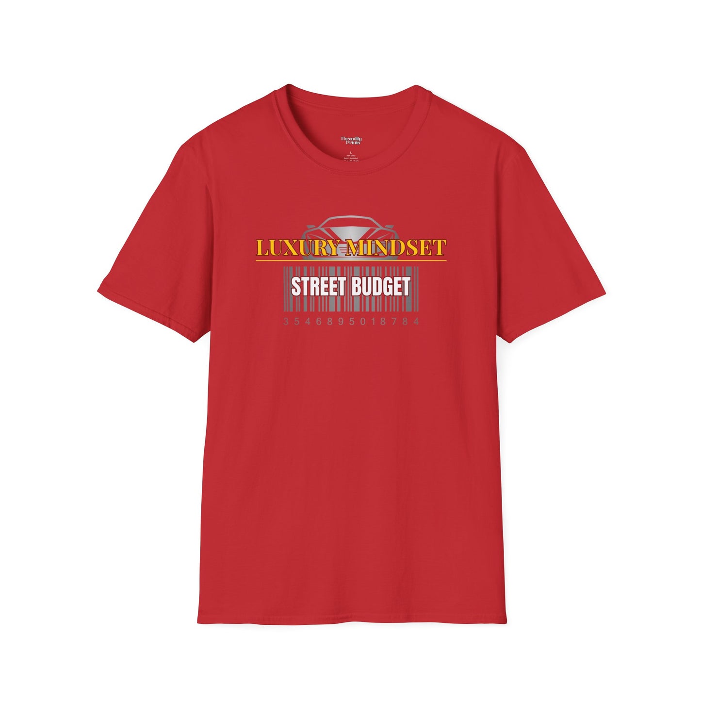 Luxury Mindset Unisex Softstyle T-Shirt, Motivational Tee, Streetwear Fashion, Casual Everyday Wear