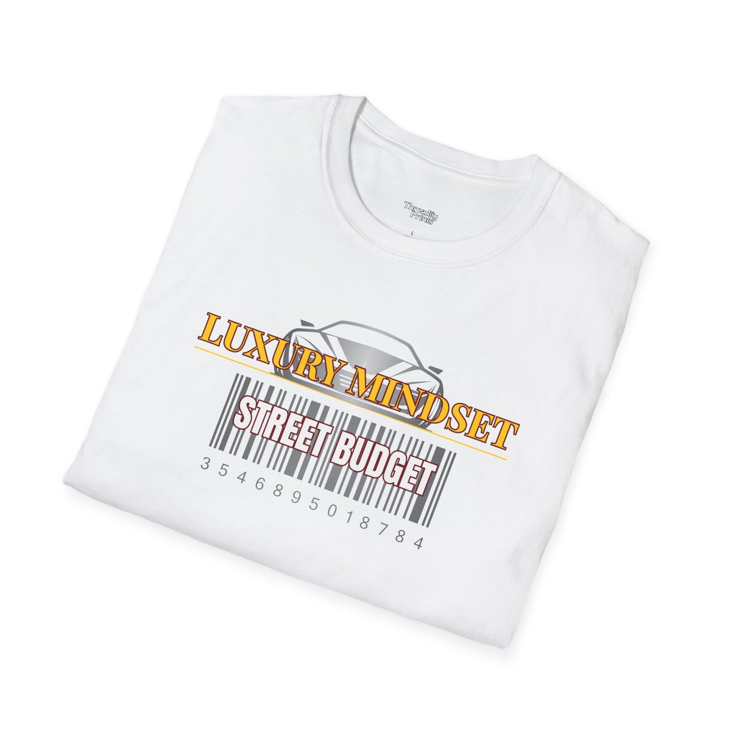 Luxury Mindset Unisex Softstyle T-Shirt, Motivational Tee, Streetwear Fashion, Casual Everyday Wear