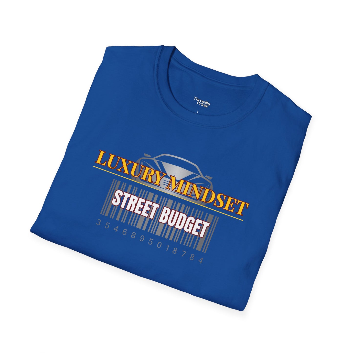 Luxury Mindset Unisex Softstyle T-Shirt, Motivational Tee, Streetwear Fashion, Casual Everyday Wear