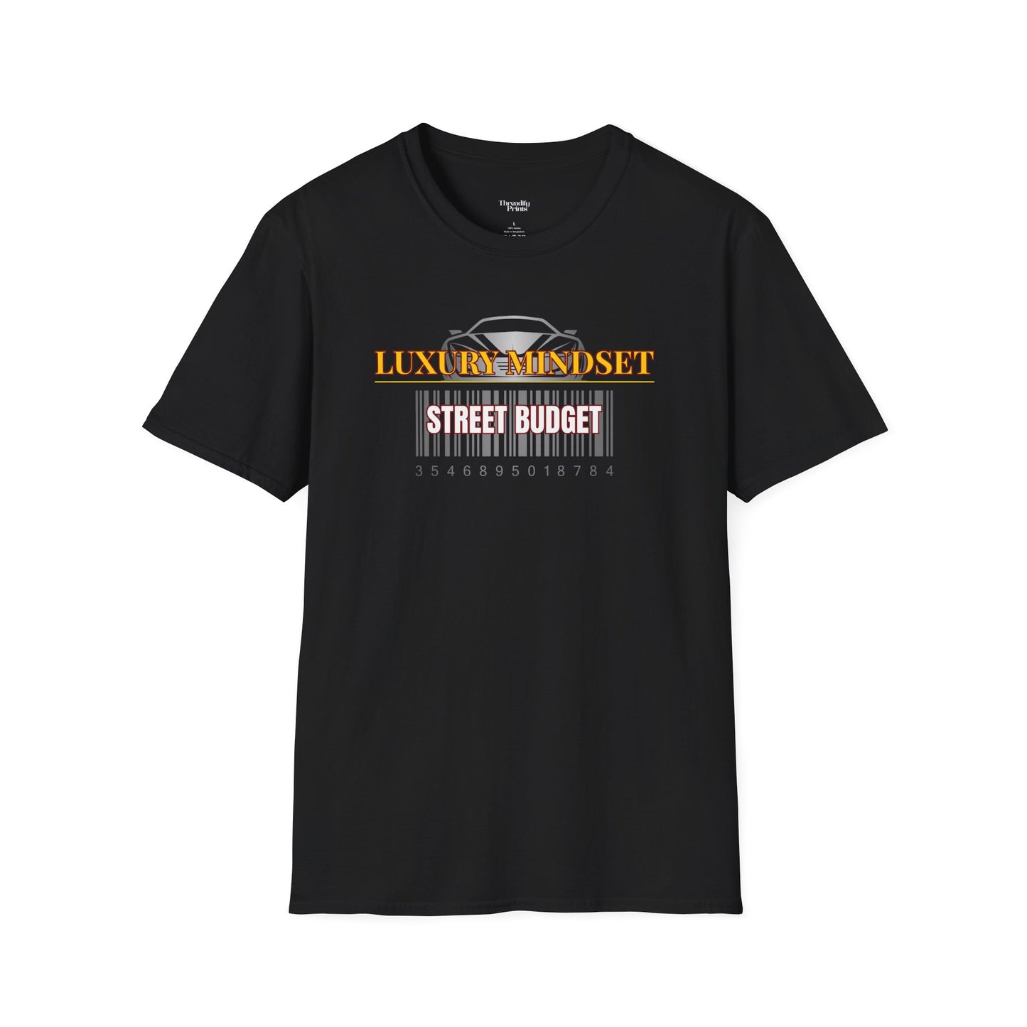 Luxury Mindset Unisex Softstyle T-Shirt, Motivational Tee, Streetwear Fashion, Casual Everyday Wear