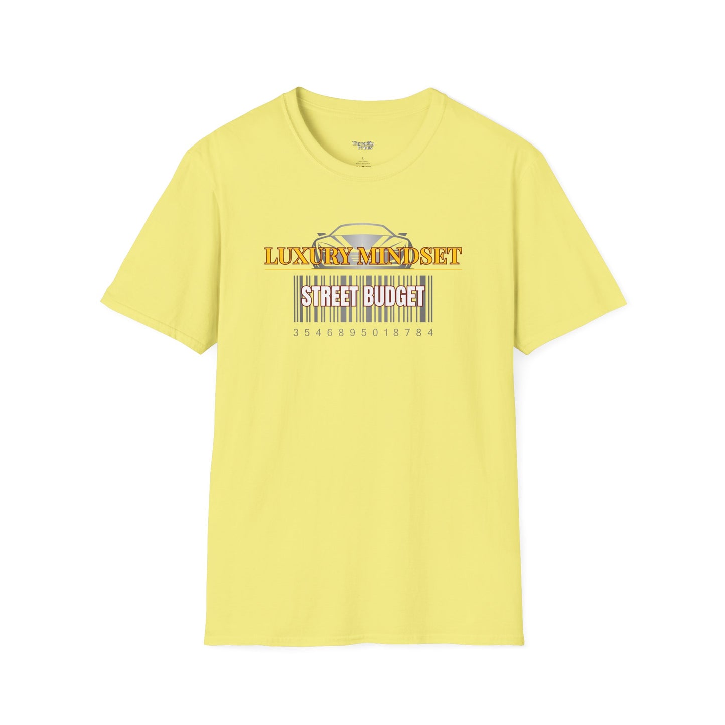 Luxury Mindset Unisex Softstyle T-Shirt, Motivational Tee, Streetwear Fashion, Casual Everyday Wear