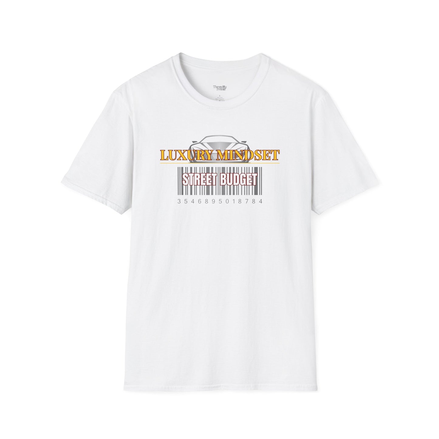 Luxury Mindset Unisex Softstyle T-Shirt, Motivational Tee, Streetwear Fashion, Casual Everyday Wear