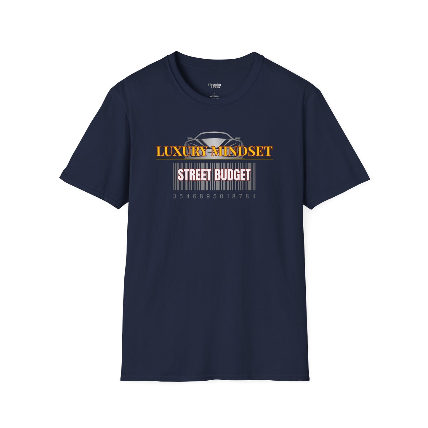 Luxury Mindset Unisex Softstyle T-Shirt, Motivational Tee, Streetwear Fashion, Casual Everyday Wear