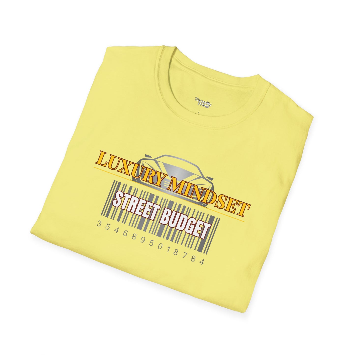 Luxury Mindset Unisex Softstyle T-Shirt, Motivational Tee, Streetwear Fashion, Casual Everyday Wear