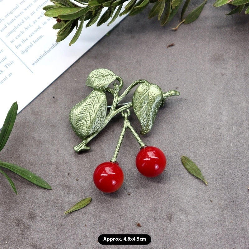 Retro Mori Style Plant Elegant Graceful Pearl Brooch